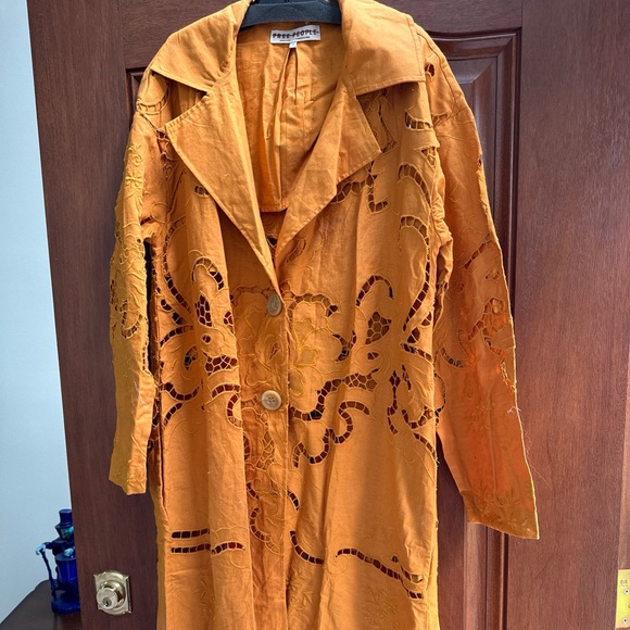 Free People ~ Susanna Eyelet Duster - Picture 1 of 7